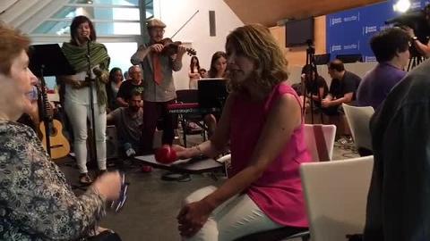 Imagen de una de las sesiones del taller