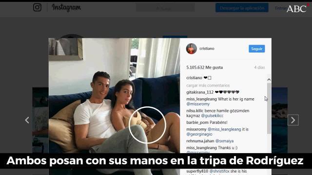 Cristiano Ronaldo espera gemelos de su novia Georgina