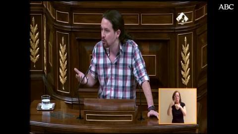 El líder de Podemos, Pablo Iglesias