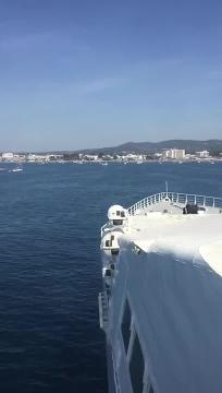 Imagen del buque que realiza la travesía