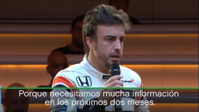 Fernando Alonso, en una imagen de estudio distribuida por su escudería