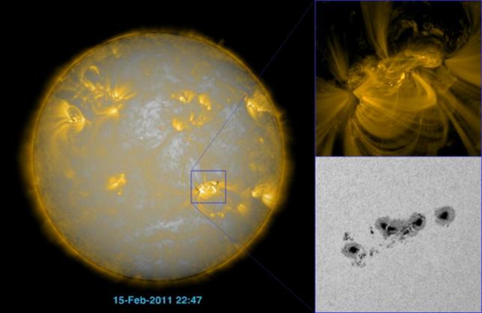 Así se produjo la mayor tormenta solar en cinco años