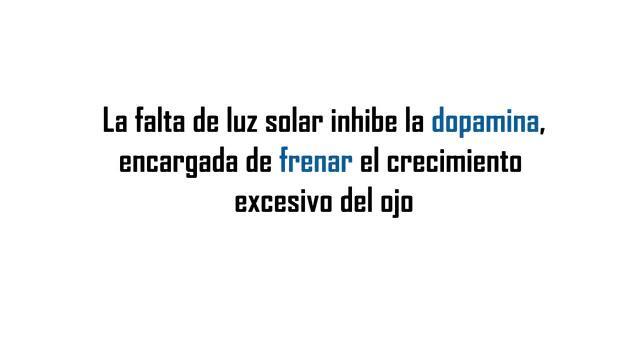 «Si un niño se pasa todo el día jugando con la tablet o el móvil, será miope con toda probabilidad»