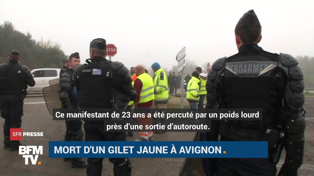 Mort Dun Gilet Jaune à Avignon