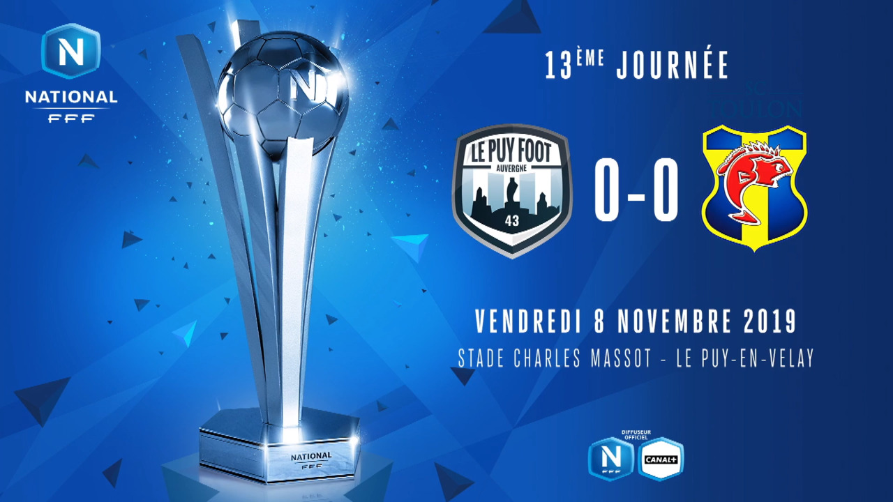 J13 | Le Puy Foot 43 - SC Toulon (0-0)