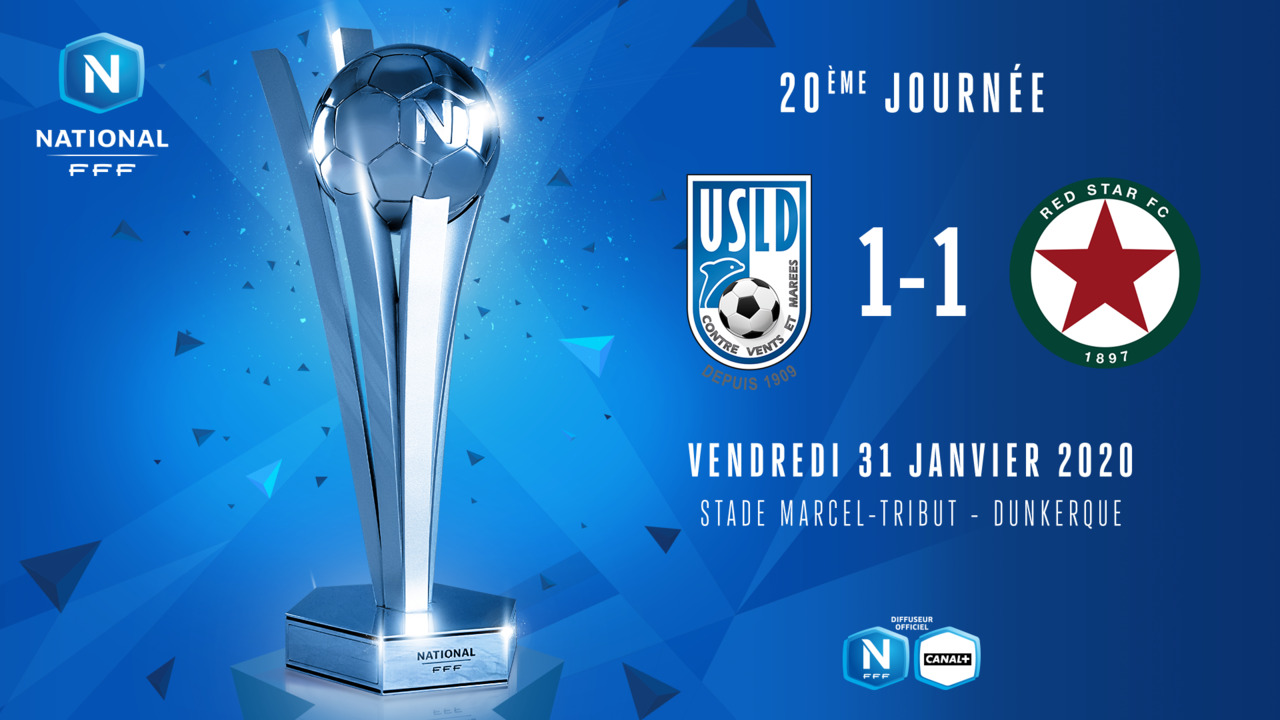 J20 | USL Dunkerque – Red Star FC (1-1)