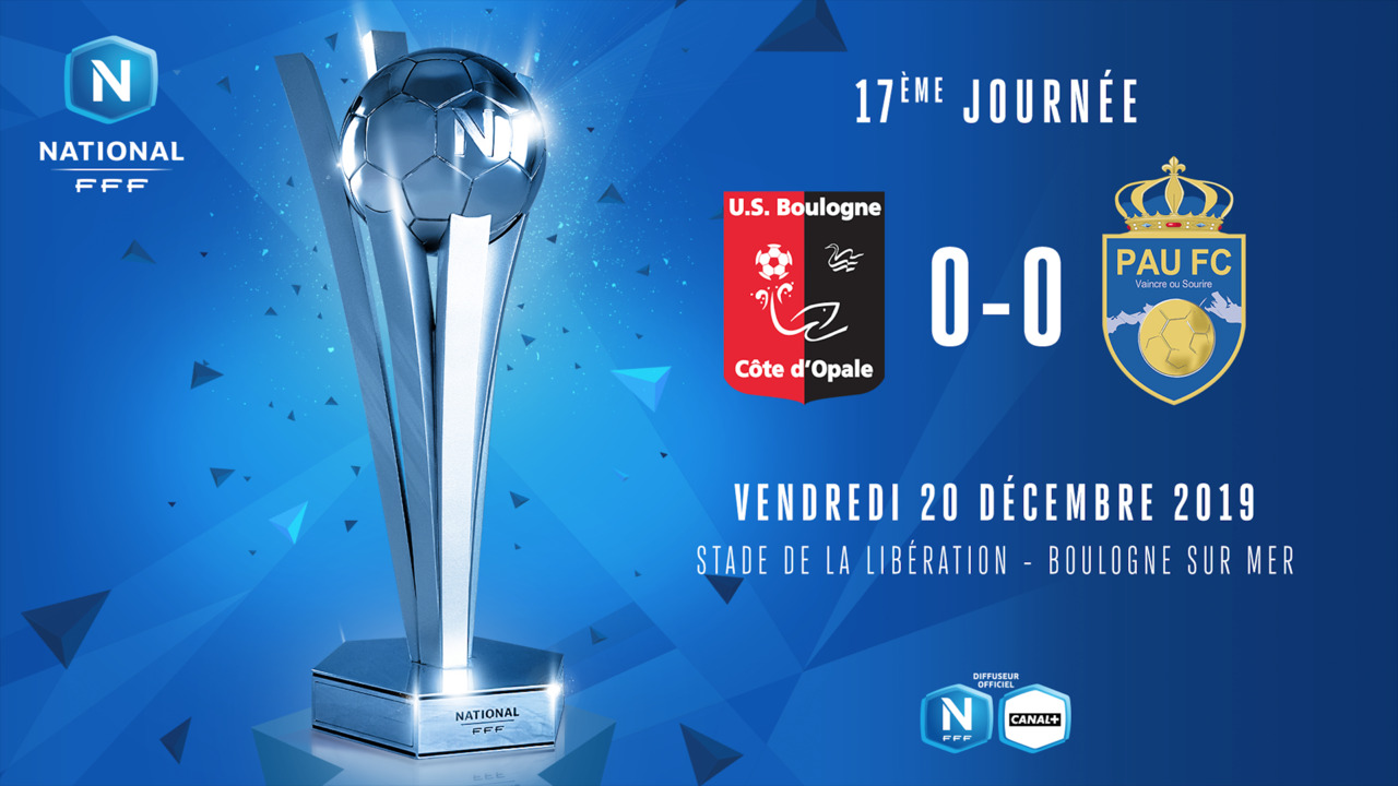 J17 | US Boulogne CO – Pau FC (0-0)