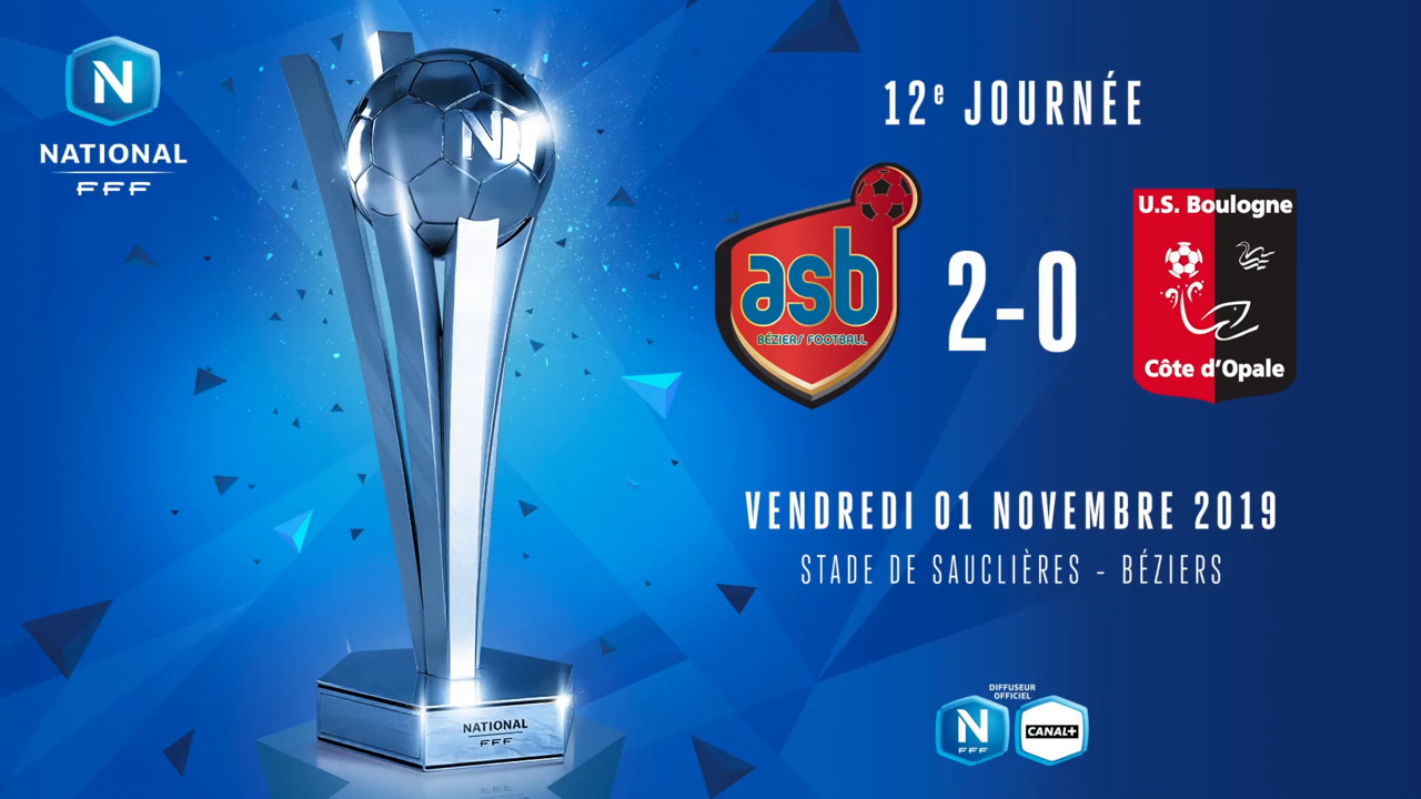 J12 I AS Béziers - US Boulogne CO (2-0)