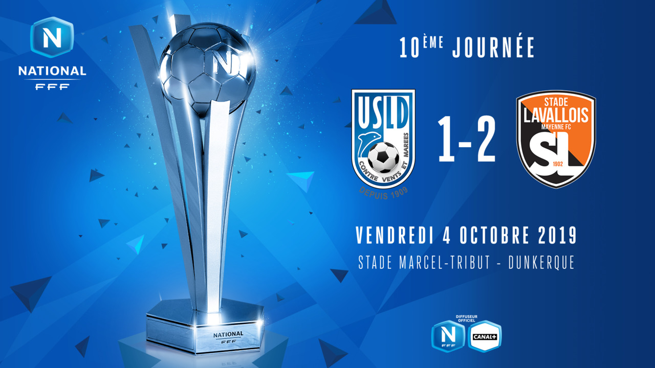 J10 | USL Dunkerque - Stade Lavallois (1-2)