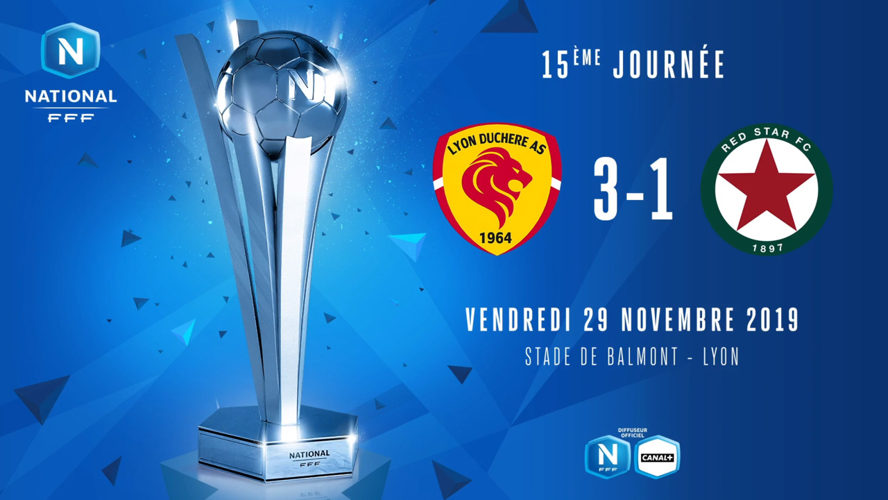 J15 | Lyon Duchère AS - Red Star FC (3-1)
