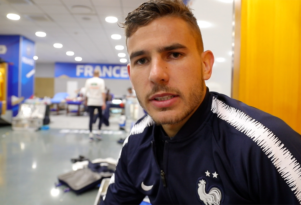 La réaction de Lucas Hernandez ! #FRAALB