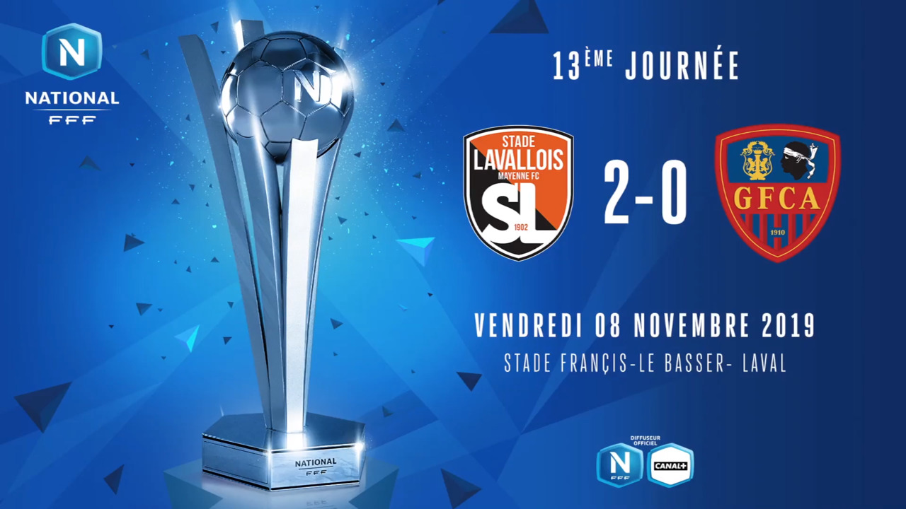 J13 | Stade Lavallois - GFC Ajaccio (2-0)
