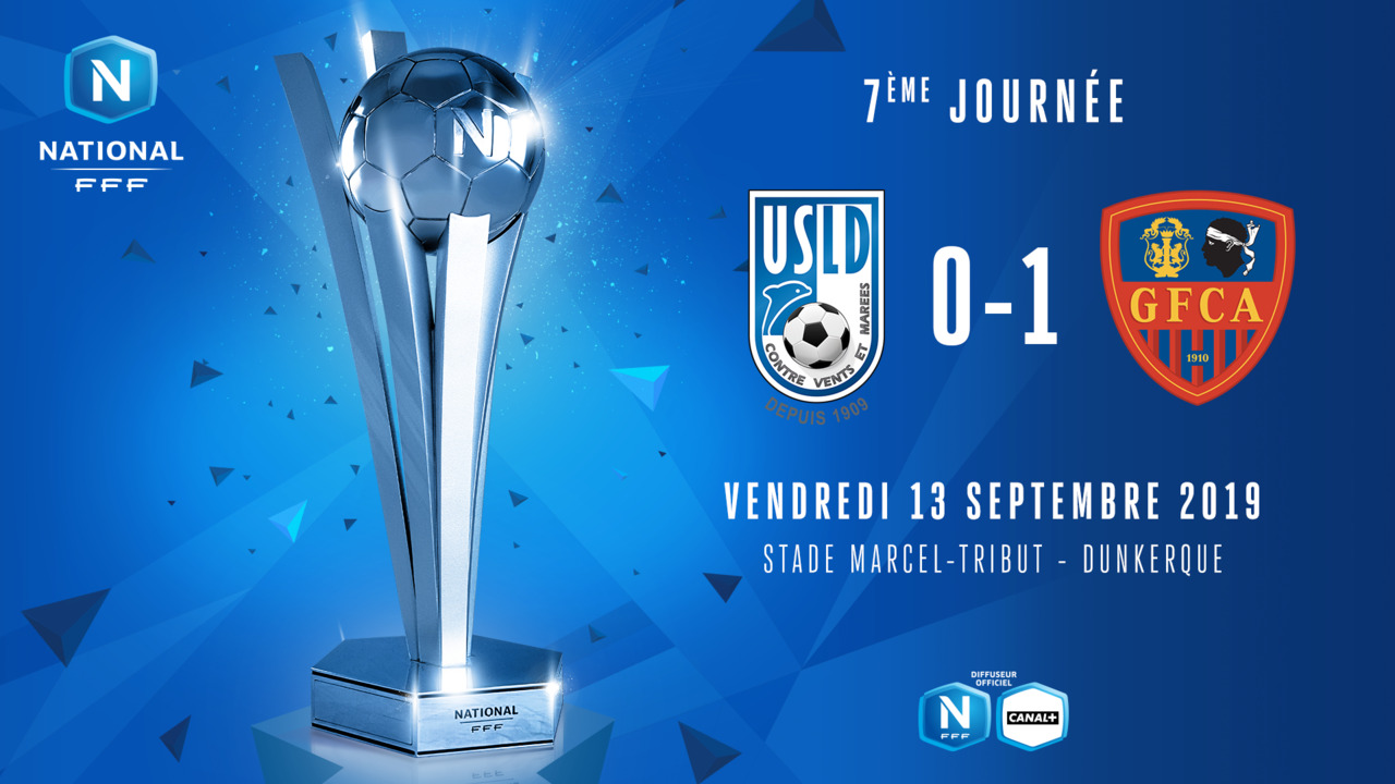 J7 | USL Dunkerque - GFC Ajaccio (0-1)