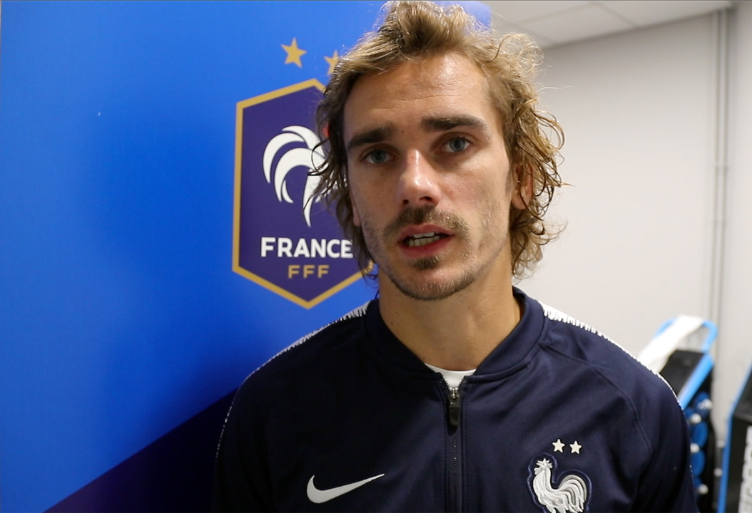 La réaction d'Antoine Griezmann d'après-match ! #FRAALB