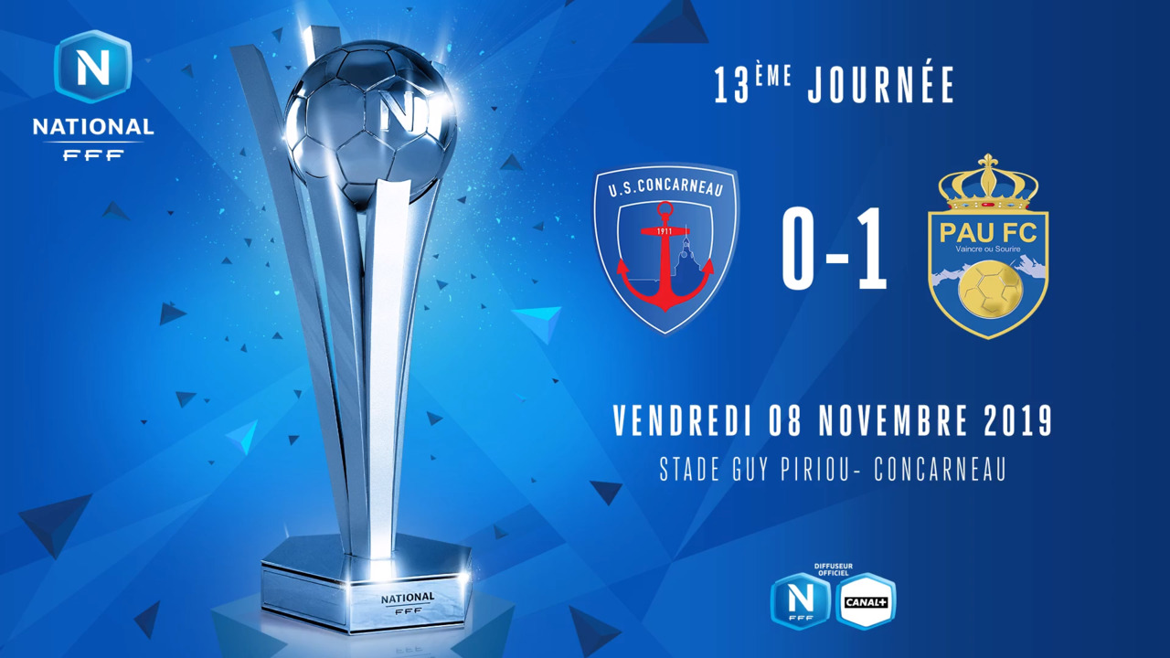 J13 | US Concarneau - Pau FC (0-1)