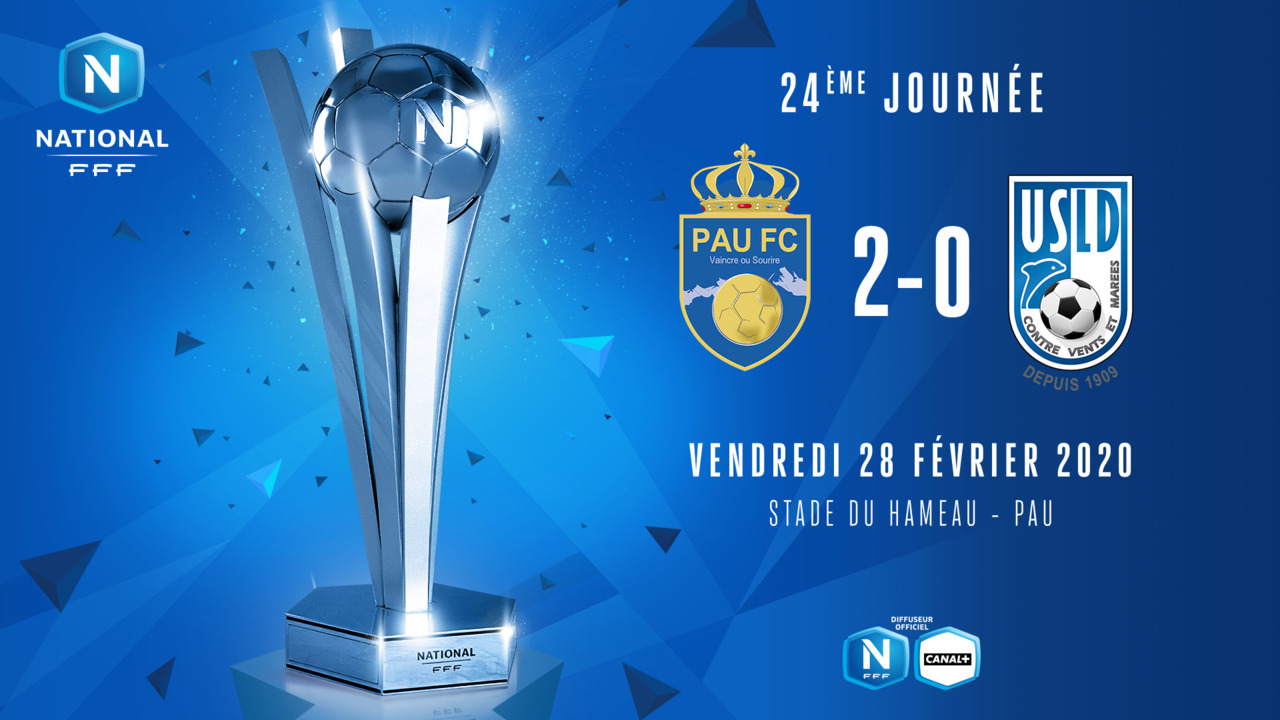 J24 | Pau FC – USL Dunkerque (2-0)