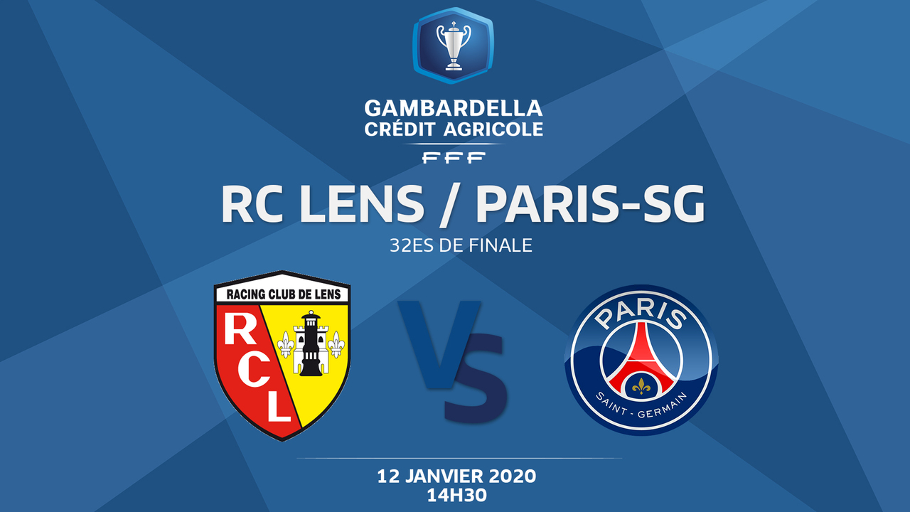 Coupe Gambardella-CA : RC Lens - Paris-SG à suivre en direct à 14h30 !