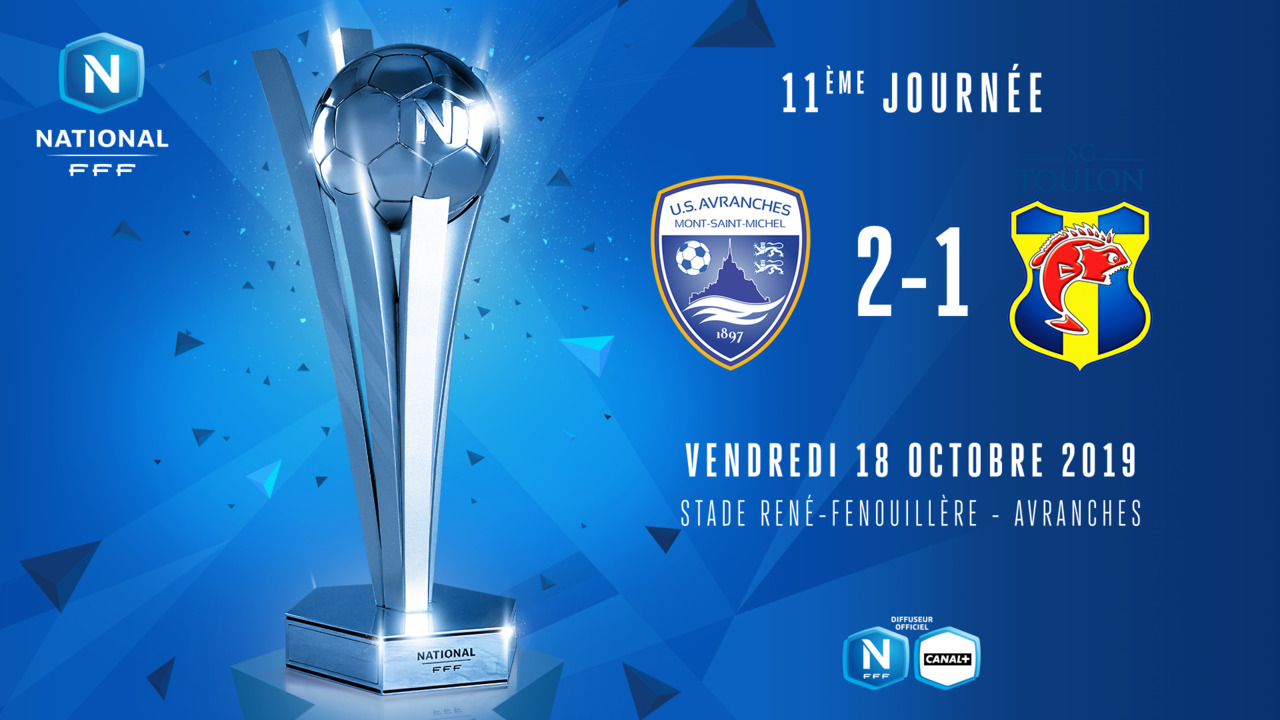J11 | US Avranches MSM – SC Toulon (2-1)
