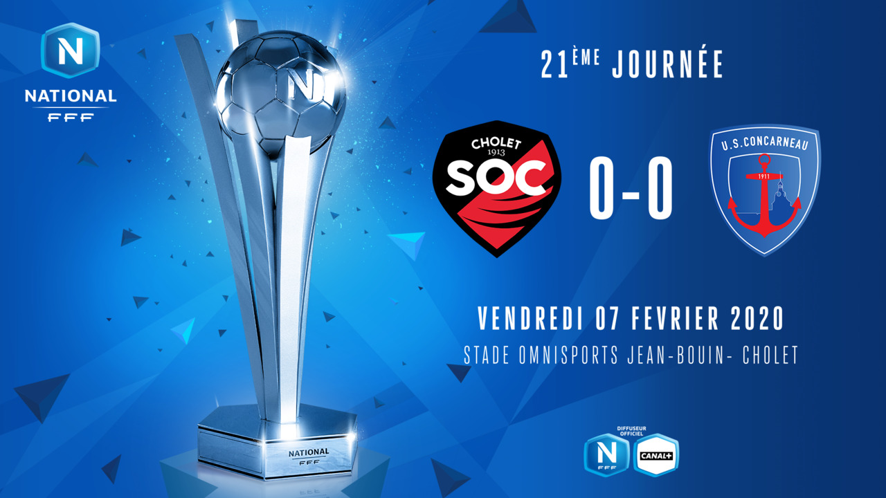 J21 | SO Cholet - US Concarneau (0-0)