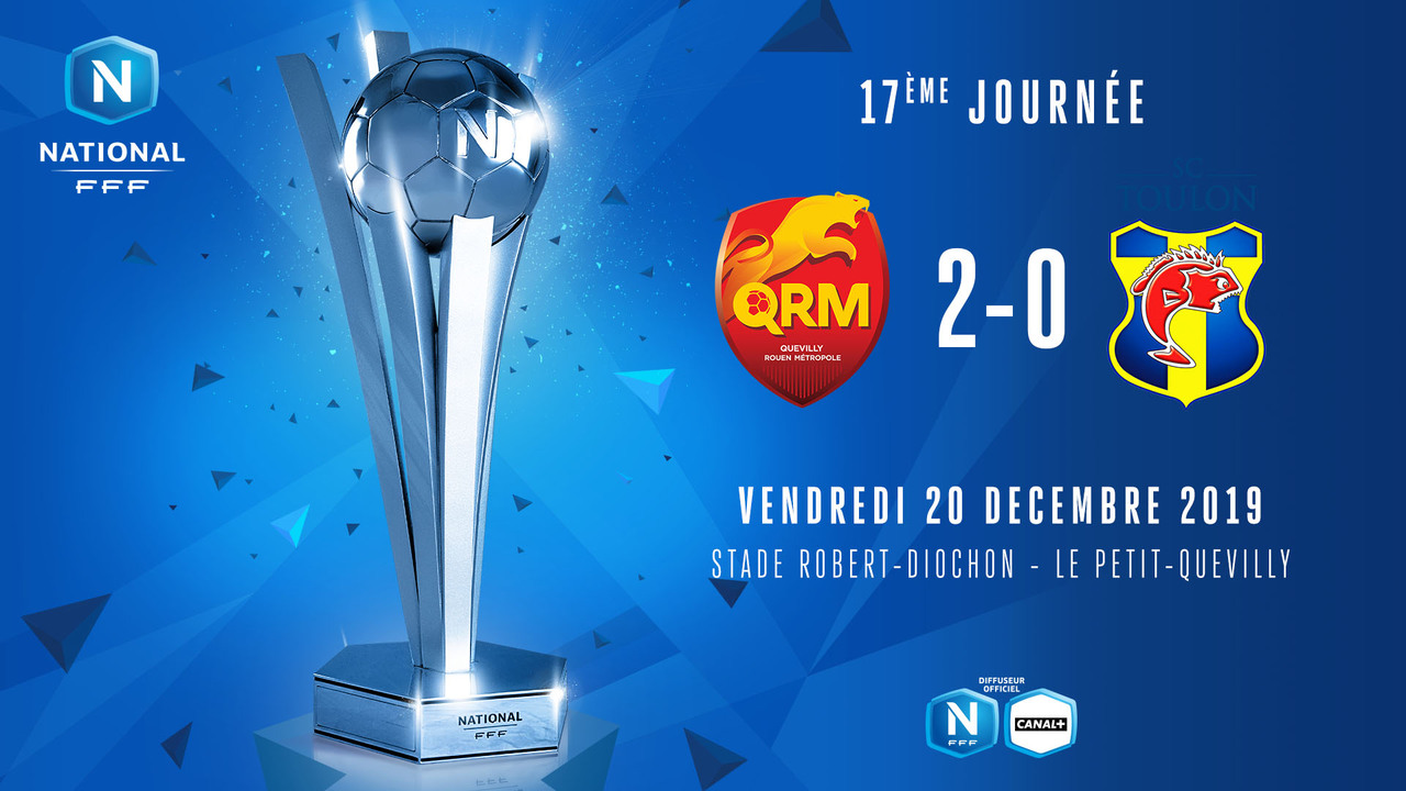 J17 | Quevilly Rouen Metropole – SC Toulon (2-0)