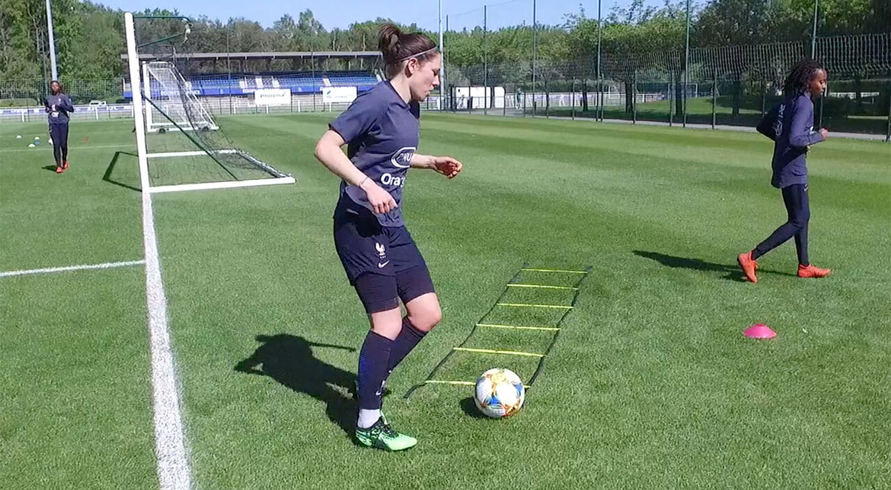 Circuit de motricité pour les Bleues