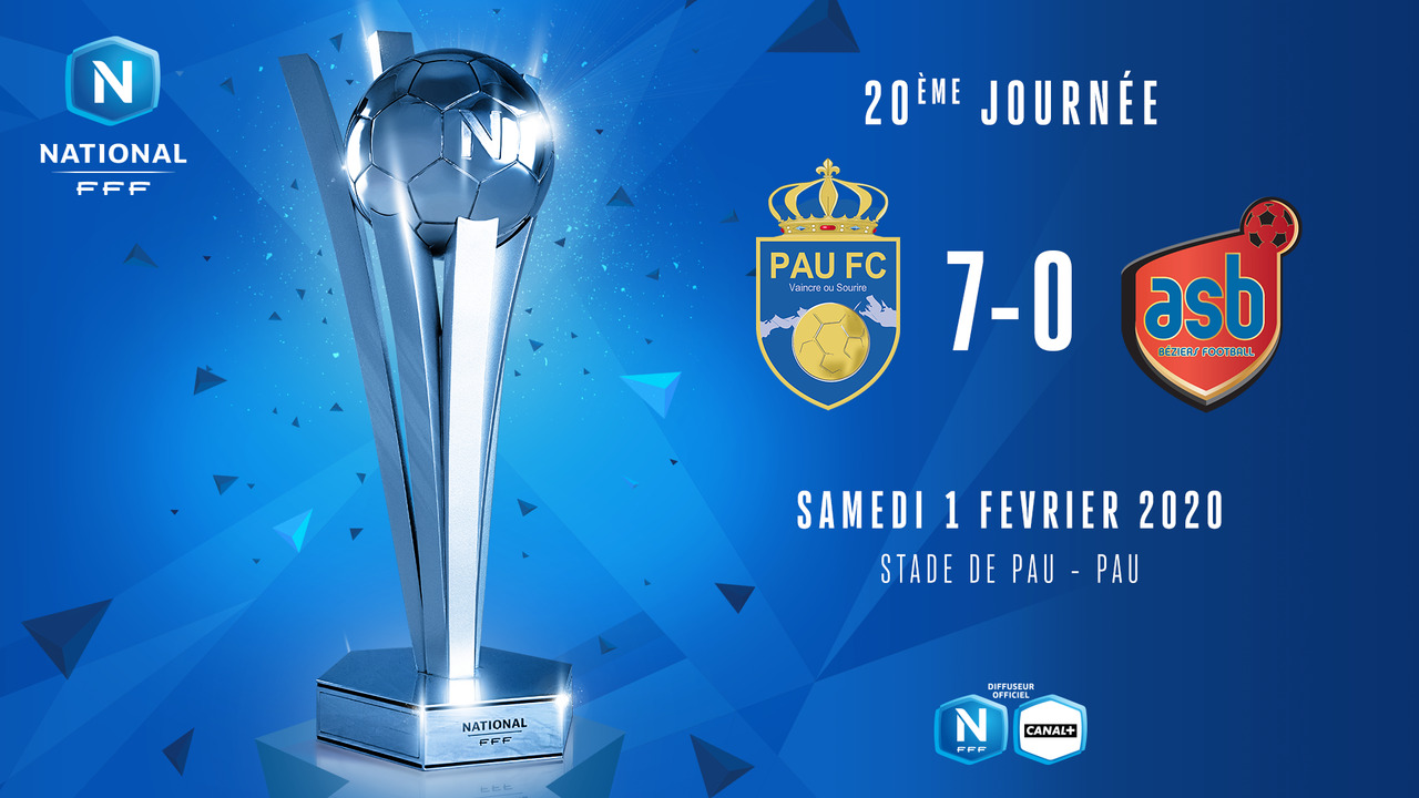 J20: PAU FC - AS BEZIERS (7-0)