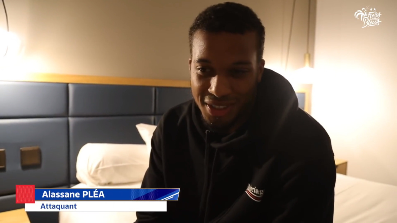 Alassane Pléa a rejoint les Bleus, Equipe de France I FFF 2018
