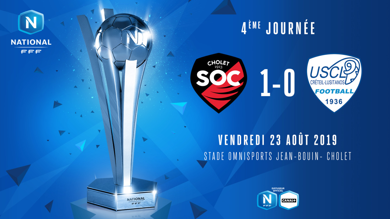 J4 | SO Cholet - US Créteil Lusitanos (1-0)