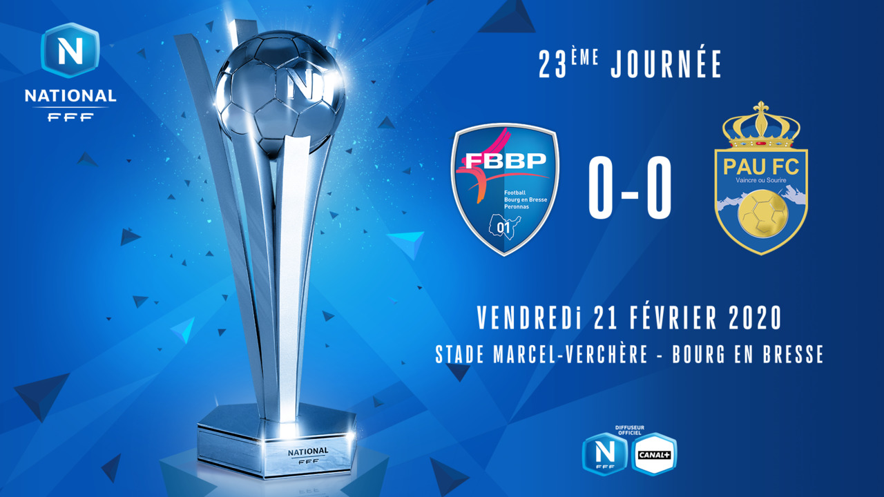 J23|Bourg-Peronnas 01 – Pau FC (0-0)