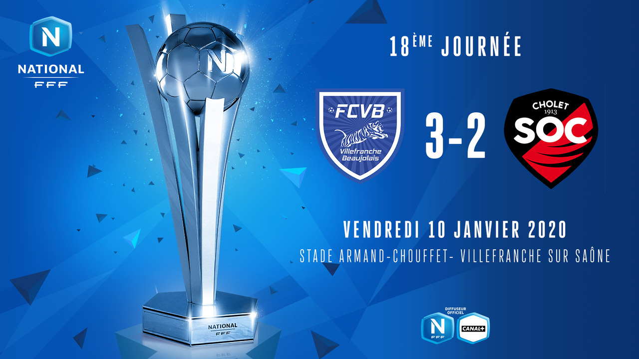 J18 | FC Villefranche B. – SO Cholet (3-2)