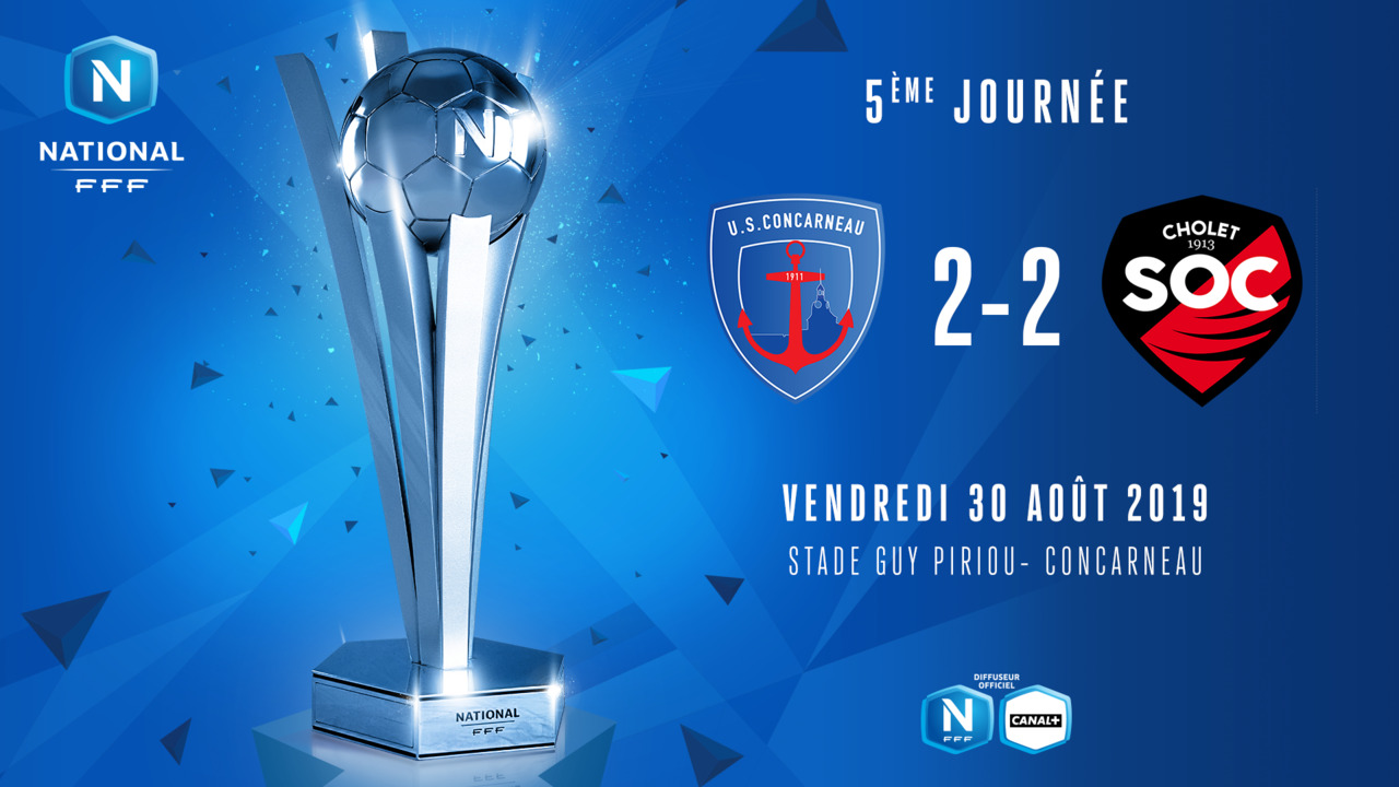 J5 | US Concarneau - SO Cholet (2-2)