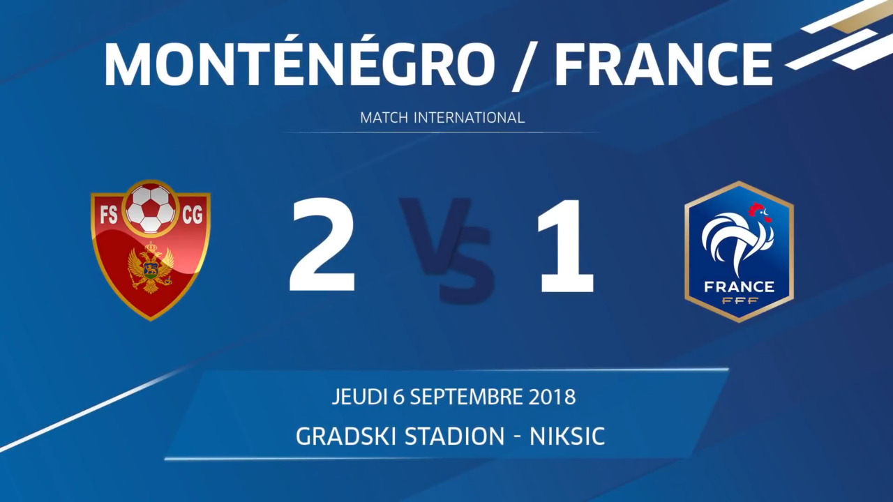 U20, amical Monténégro U21 - France (2-1), le résumé