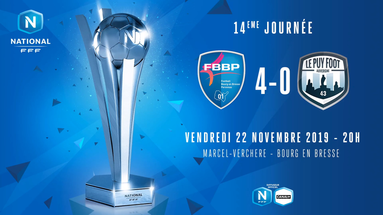 J14 | Bourg-en-Bresse 01 - Le Puy Foot 43 (4-0)