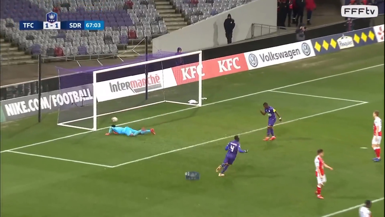 16es de finale Toulouse FC-Stade de Reims (4-4, 4 tab à 3) Coupe de France