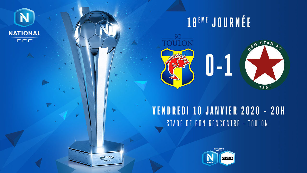 J18 | SC Toulon - Red Star FC (0-1)