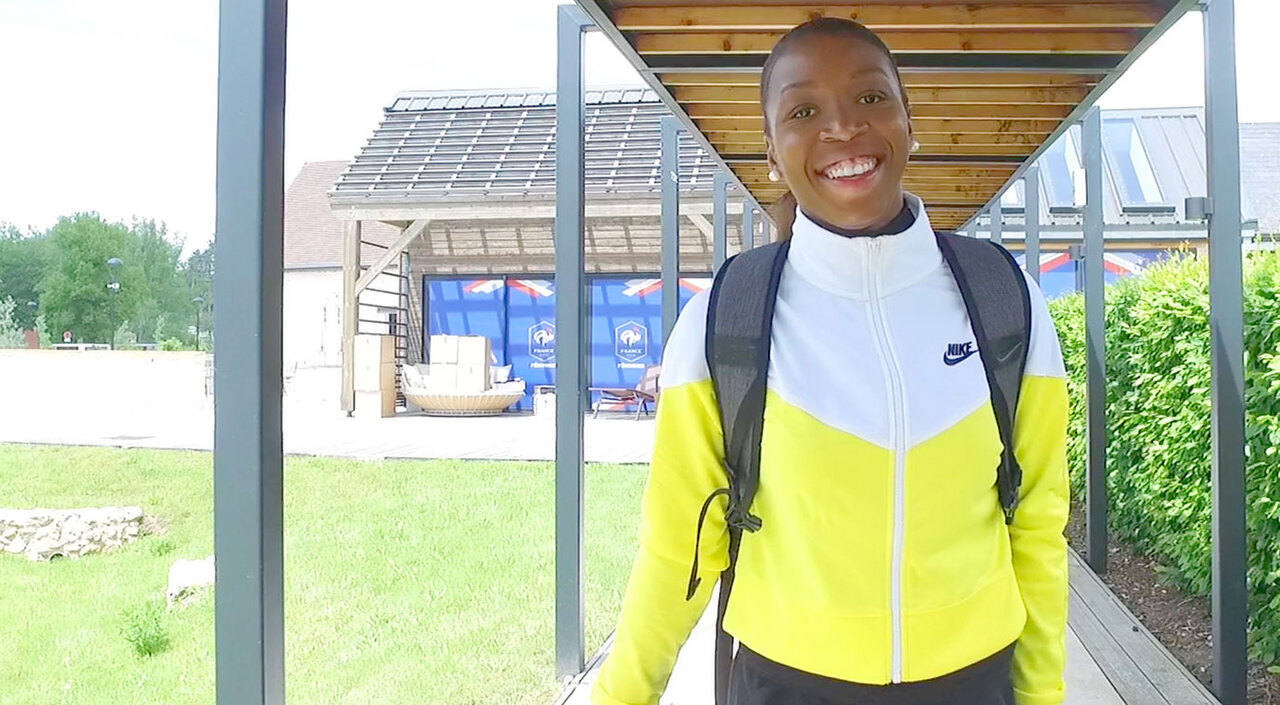 Retour des Bleues à Clairefontaine