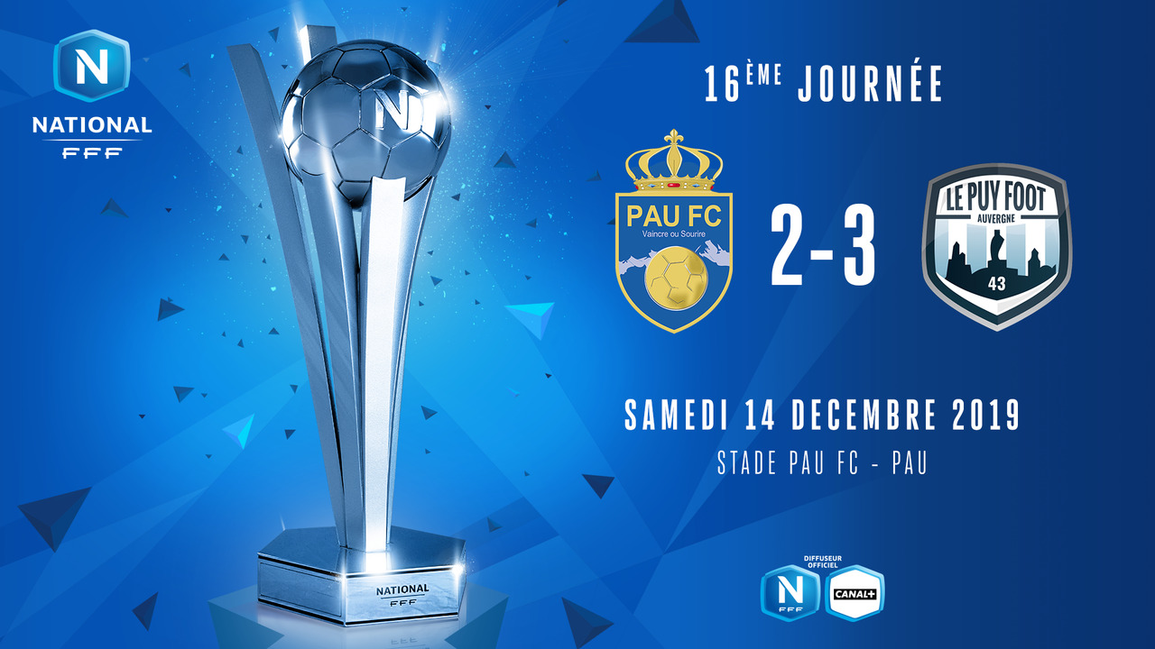J16 | Pau FC - Le Puy Foot 43 (2-3)