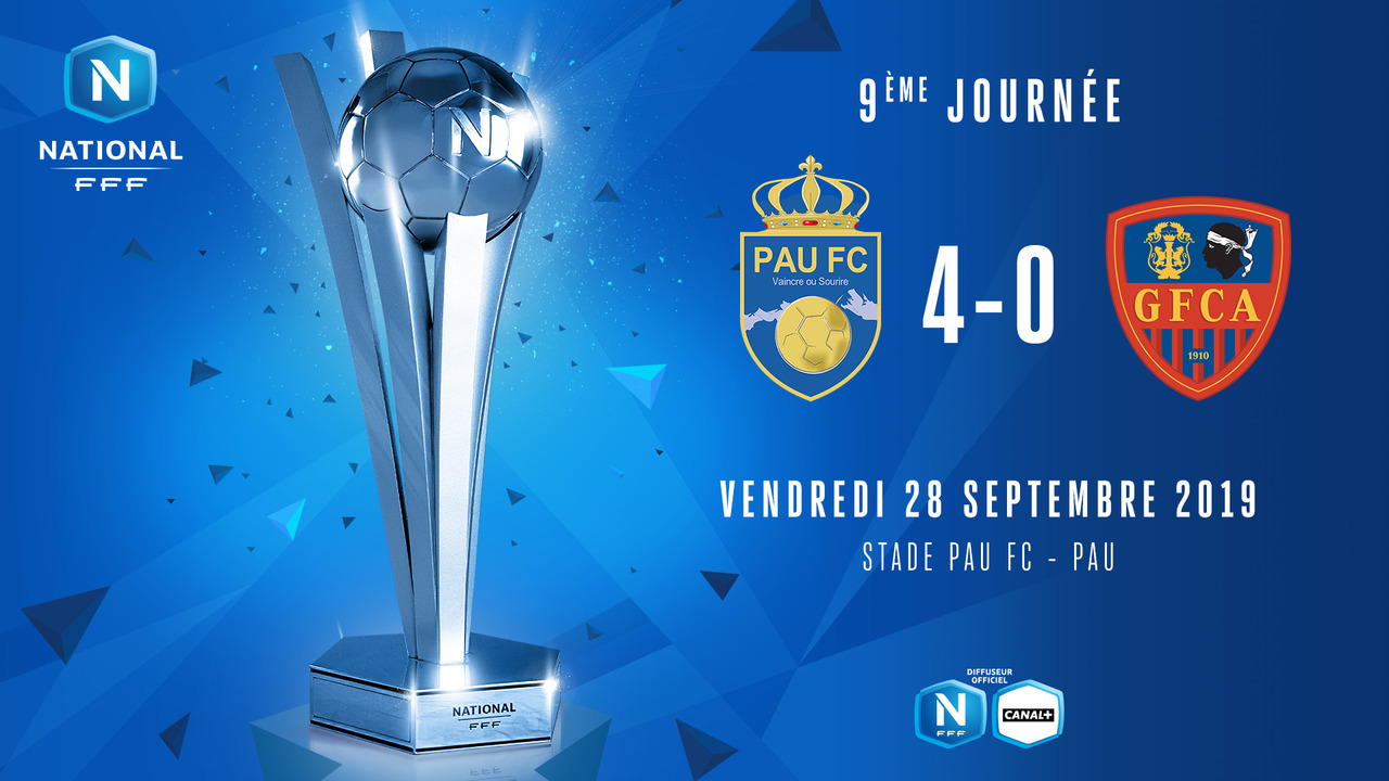 J9 | Pau FC - Gazélec Ajaccio (4-0)