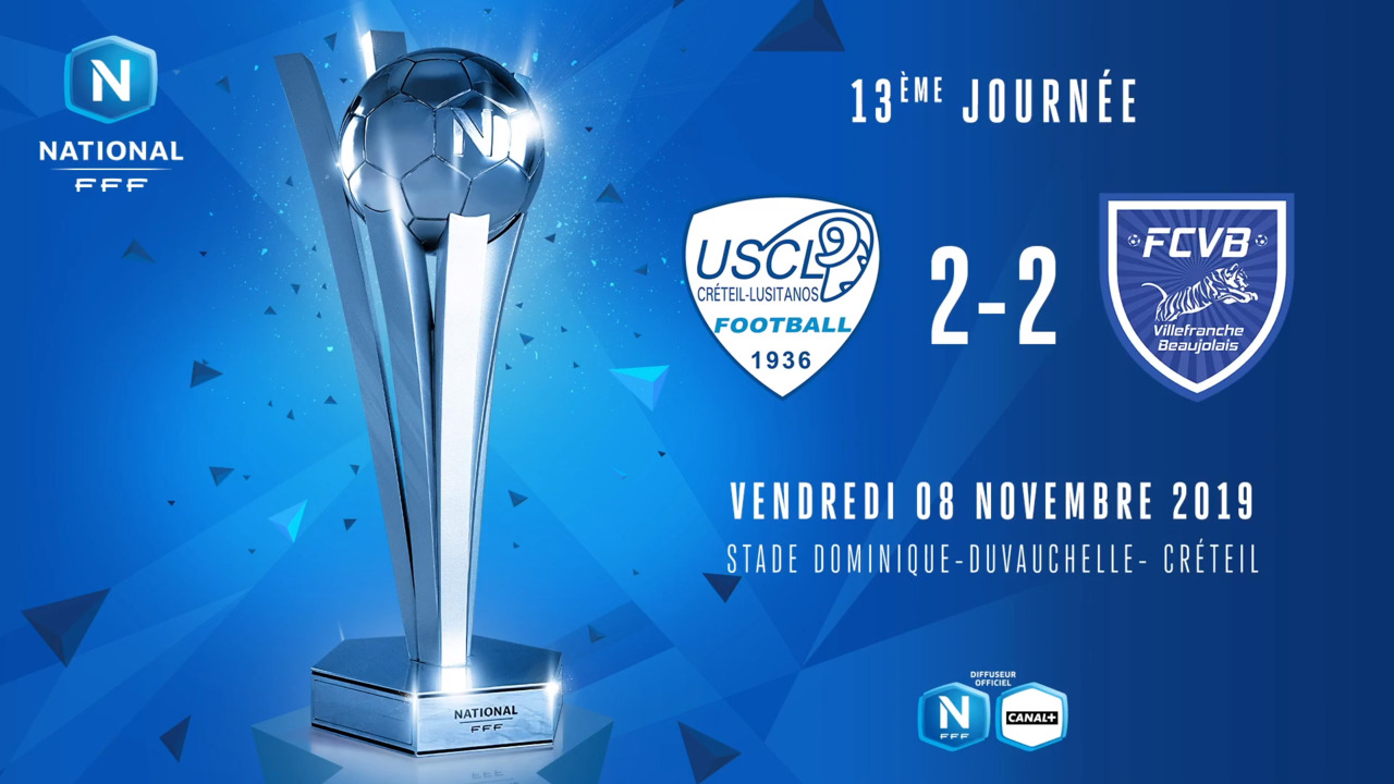 J13 | US Créteil Lusitanos - FC Villefranche-Beaujolais (2-2)