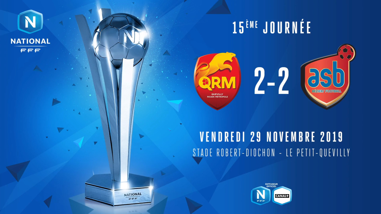 J15 | Quevilly Rouen Métropole - AS Béziers (2-2)