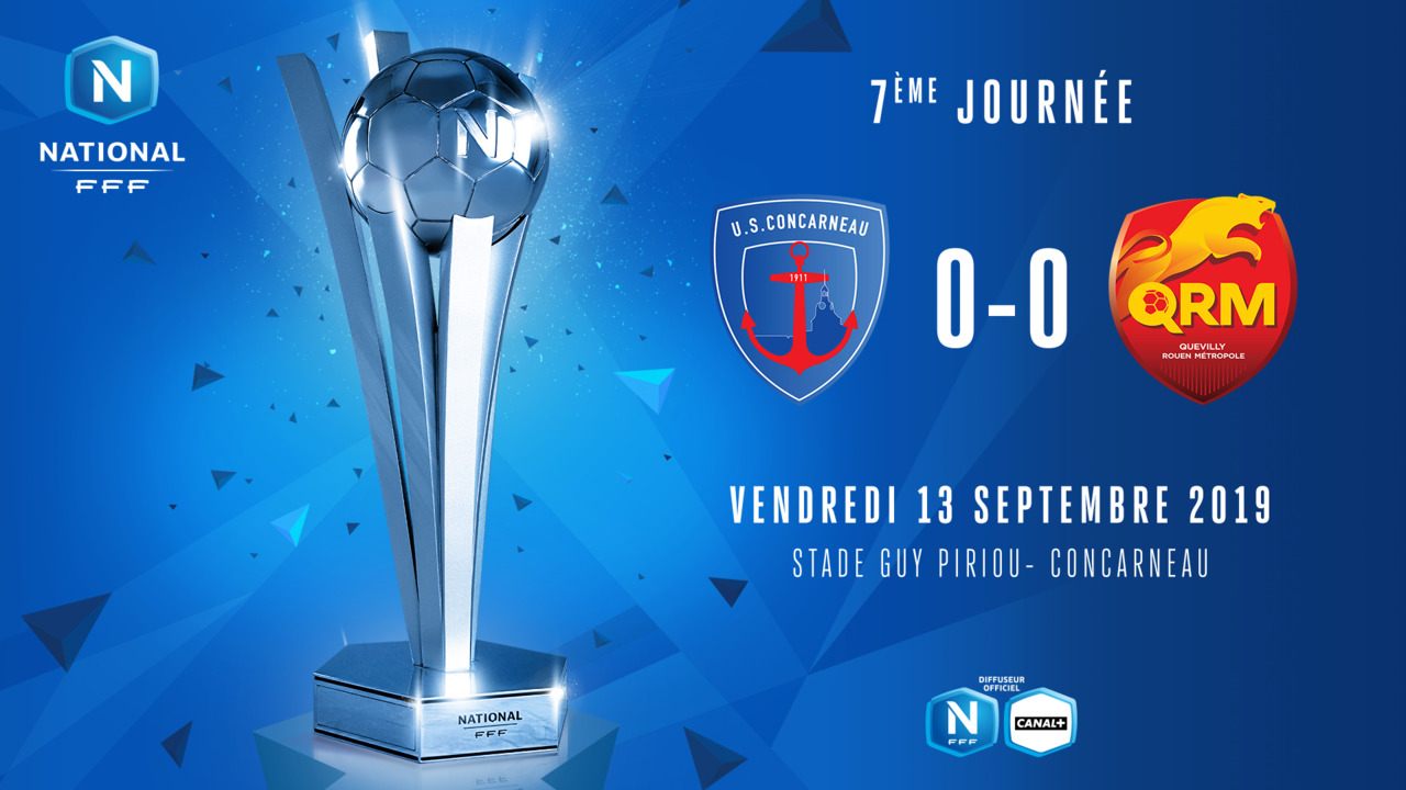 J7 | US Concarneau - Quevilly Rouen Métropole (0-0)