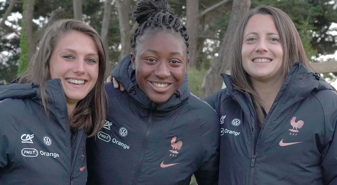 Le retour des Bleues à Clairefontaine