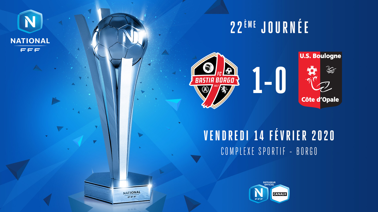 J22 | FC Bastia-Borgo - US Boulogne CO (1-0)