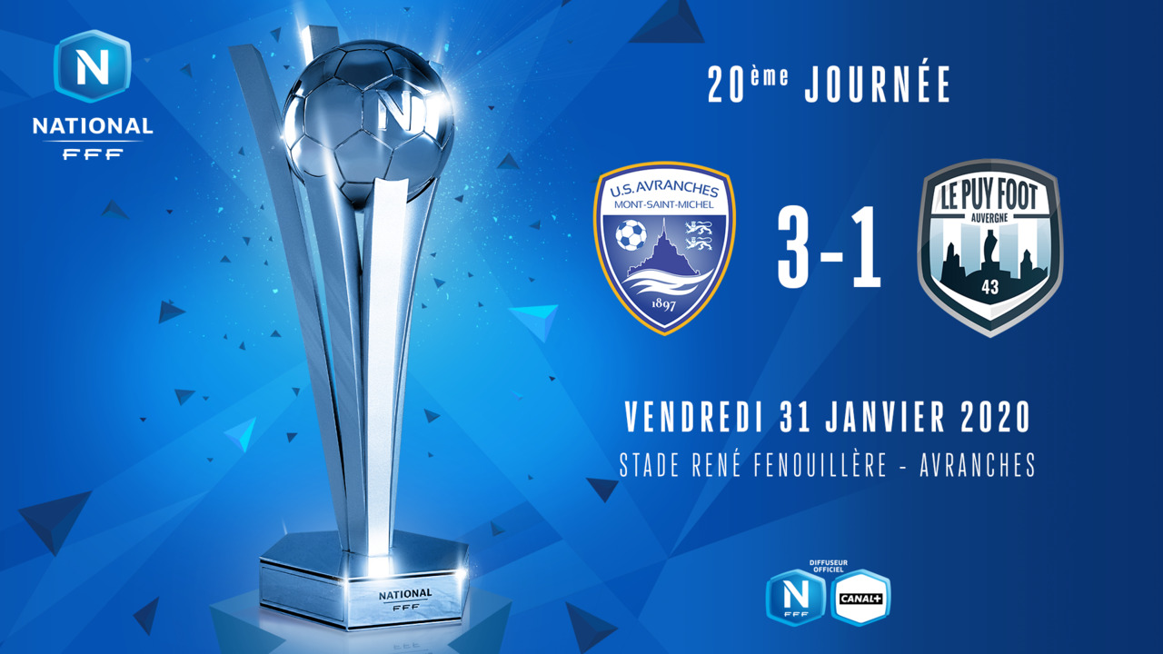 J20 | US Avranches MSM - Le Puy Foot 43 (3-1)