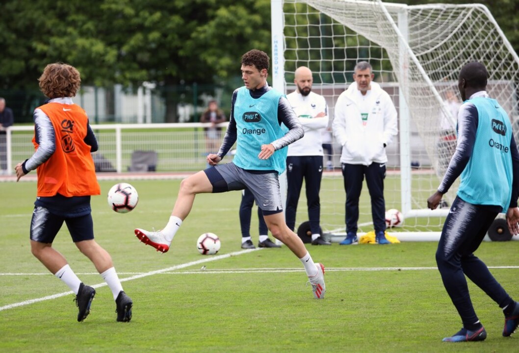 Les Bleus à l'entraînement