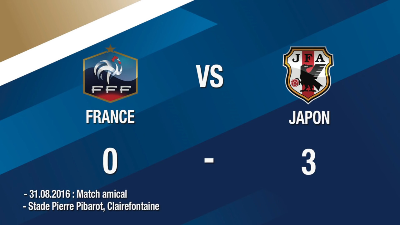 U20 France-Japon (0-3 et 4-1), le résumé