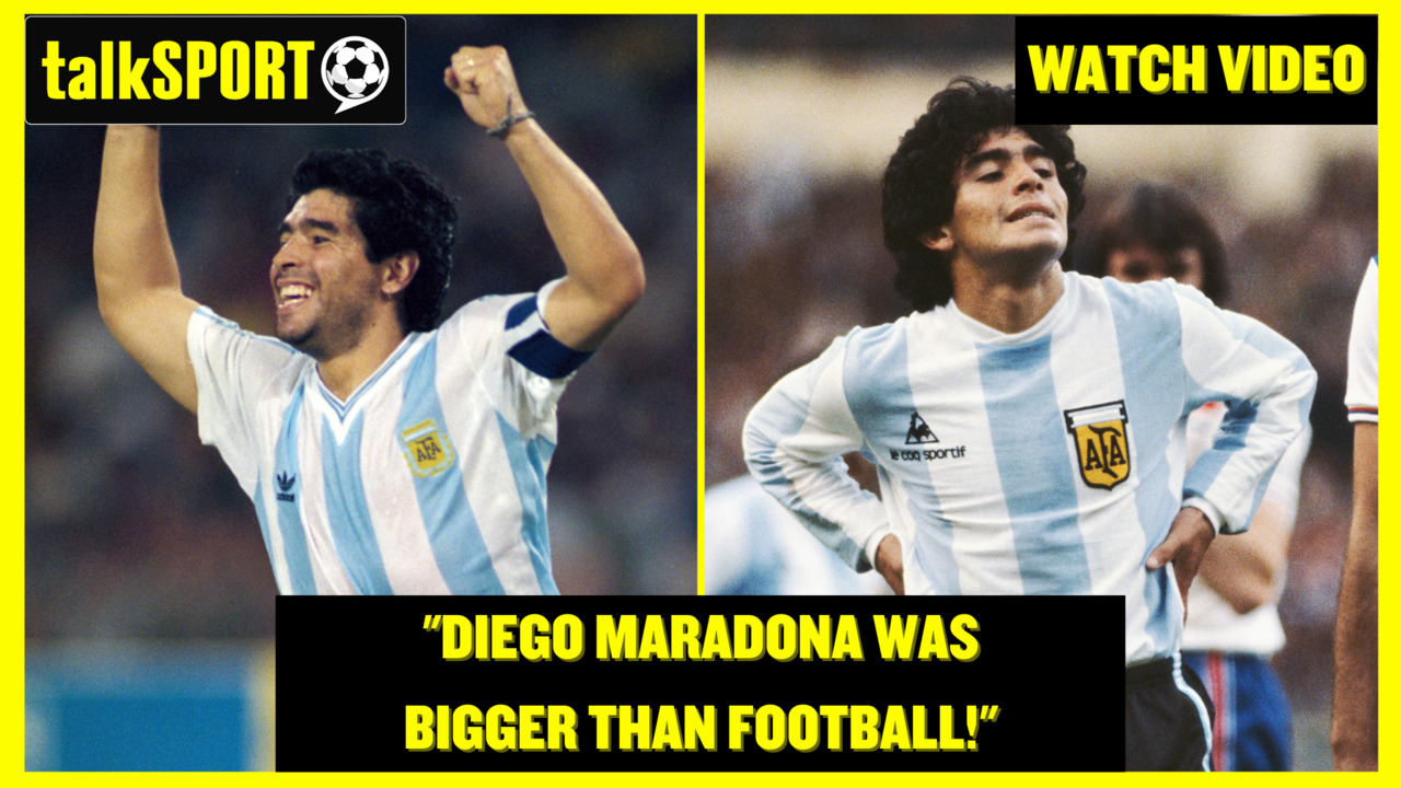 Diego Maradona played for Barcelona and Napoli and is regarded as 'the greatest  ever' by Lionel Messi and Zinedine Zidane said he was 'on another level'