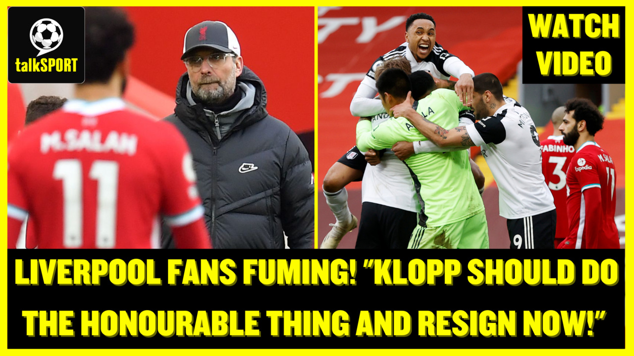 Liverpool 'in crisis' after sixth straight Anfield defeat and Jurgen Klopp  could walk away if fans turn on him, talkSPORT told