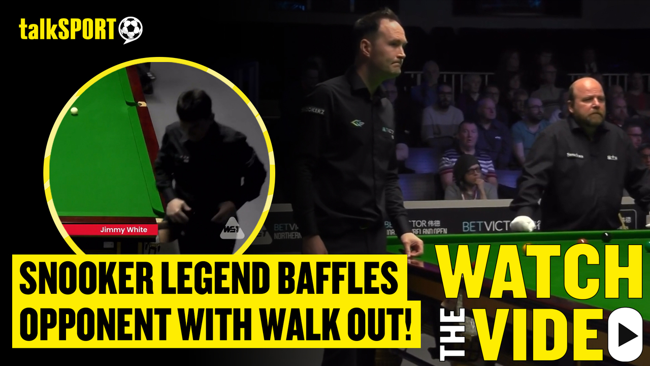 Jimmy White walks out