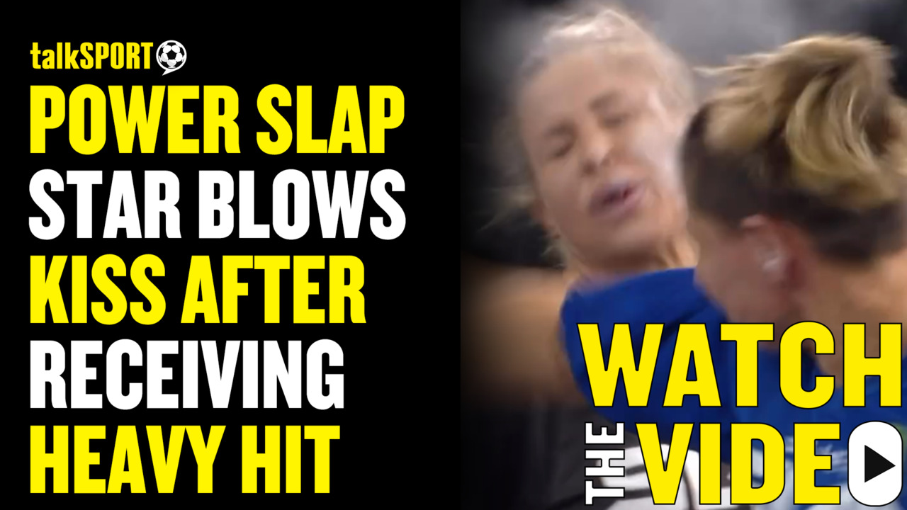 Power Slap star compared to Taylor Swift and Ronda Rousey gets knocked out  but still wins latest fight | talkSPORT